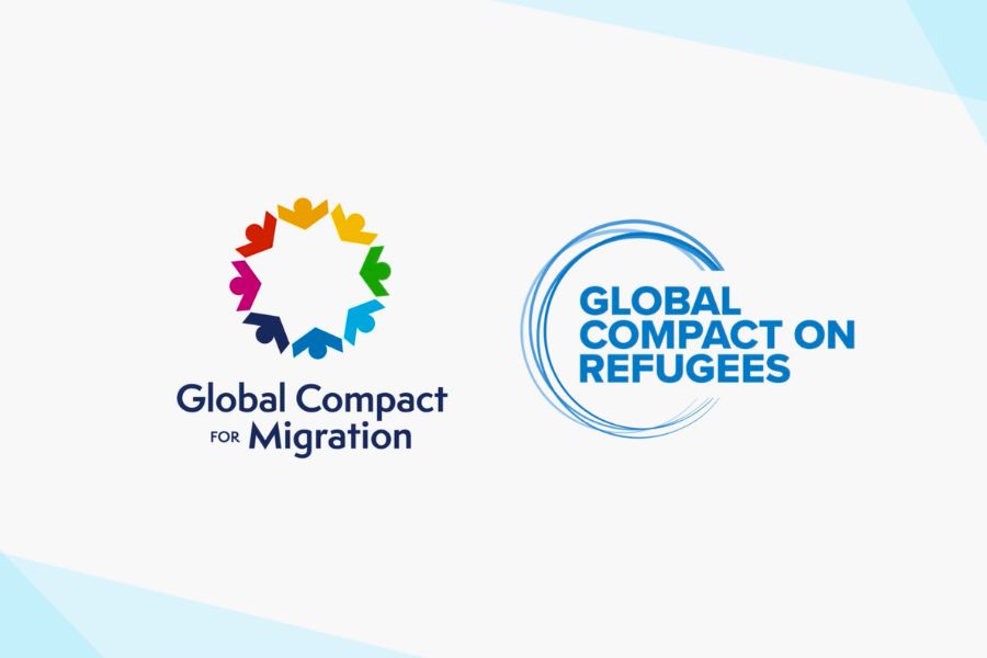 UN Migrants and Refugees animation gcm gcr